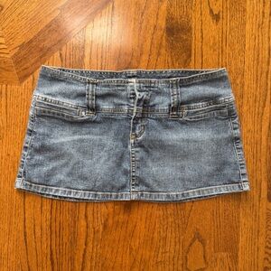 Denim Mini Skirt